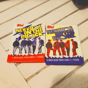 Topps New Kids on the Block unopened trading cards